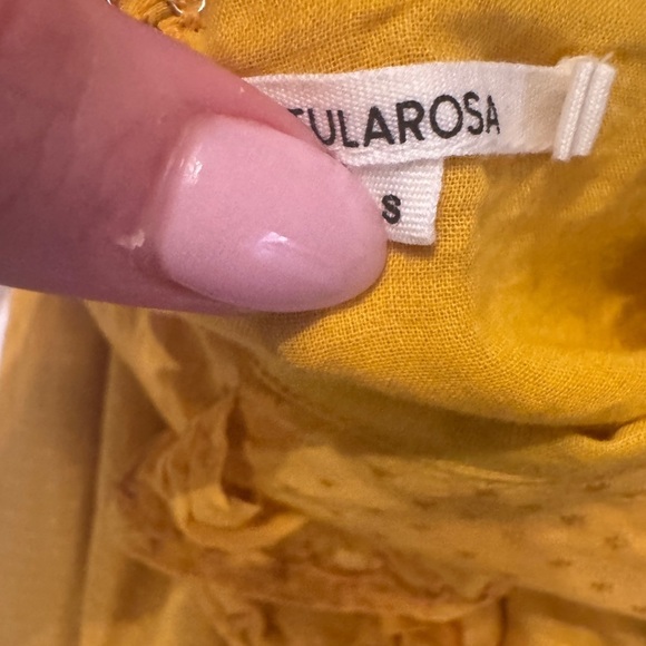 Revolve Tularosa Dana skirt set ginger yellow Summer chic colorful quiet luxury - Picture 9 of 15